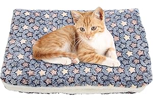 Voiakiu Materassino per Cani e Gatti, Morbido Cuscino Coperta Calda Coperta Cucciolo di Cane Gatto Letto Caldo e Morbido, Soffice di qualità Cane Coperta Flanella, Cuscino Morbido