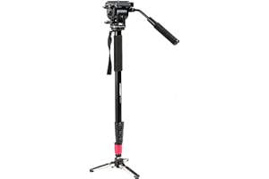 BRESSER MP-274 VH MONÓPODO con MORDAZA