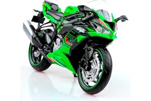 TOKAXI 1/12 Escala Kawasaki Ninja Z6 Diecast Motocicletas de juguete Kawasaki Modelo Moto Ninja Juguetes Regalos para niños y niñas