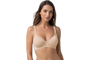 DORINA Lindsay - Soutien-Gorge avec Armatures pour Femme, Non Rembourré, Couverture Totale, Microfibre Douce avec Bretelles Réglables pour Un Confort Toute la Journée
