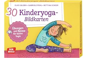 30 Kinderyoga-Bildkarten: Übungen und Reime für kleine Yogis