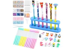 Aischens Dazzling Creative Cute Pens, 15 Schreibwaren Stifte Set, Personalisierte Stift Herstellen für Home Office Party Schule Schreiben Handarbeit DIY für Mädchen 6 7 8 9 10 Jahre