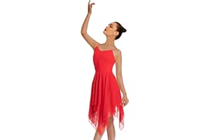 Mulnall Mujer Drapeado Lírica Contempornánea Praise Vestido Mujer Leotardo Body de Gimnasia Dancewear Maillot Gimnasia Disfraz Bailarina