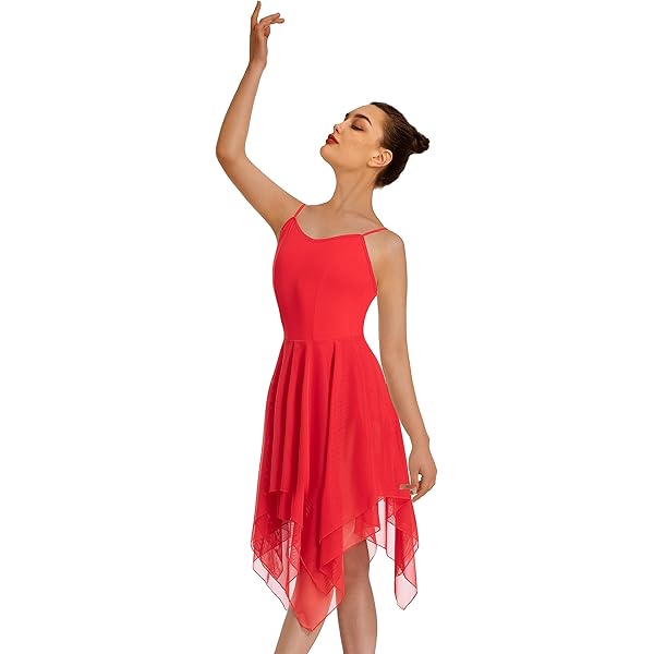 Women's Performance Dress Women's Lyrical Dance Dress Solid Color Halter Flowy Chiffon Costume For Contemporary Dance & Ice Skating Women's Performance Dress Women's Lyrical Dance Dress Solid Color Halter Flowy Chiffon Costume For Contemporary Dance & Ice Skating