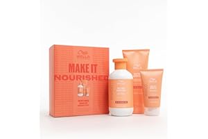 Wella Professionals Nutri-Enrich Instant Nourishment Gift Set - Shampoo & Conditioner & Hair Mask - Nourishing Hair Care Gift Set with Goji Berry & Vitamin E (300ml+ 200ml+ 75ml)