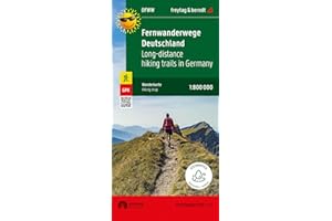 Fernwanderwege Deutschland, Weitwanderkarte 1:800.000, freytag & berndt (freytag & berndt Wander-Rad-Freizeitkarten)