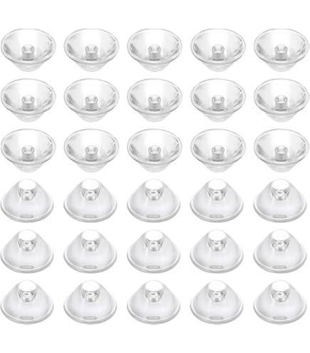 Lot Lentilles Acrylique LED PATIKIL Diamètre 42mm Lentille Plate Convexe,3 Pcs Hauteur 14mm Lentilles Pour Projecteur Led