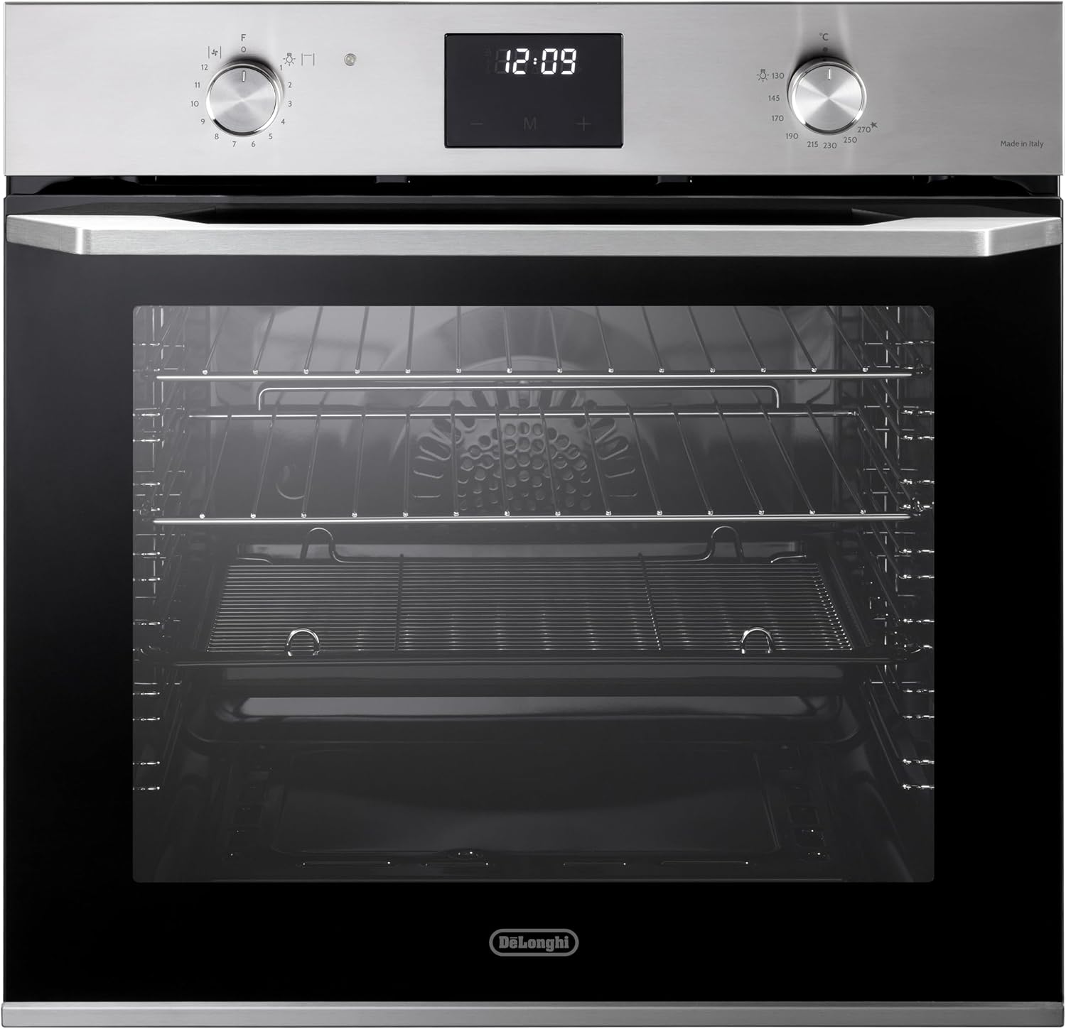 Built-In Gas Single Oven DSG10XL, Stainless Steel, A Energy Rated, Large Capacity, Easy-Clean Enamel Interior, Modern Integrated Design, Efficient Cooking Appliance, LPG Convertible
