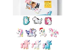 DABBOO 10 Stück Kühlschrankmagnete Niedliche Dekorative Gummi Nette Küche Eisen Schließfächer Cartoon Tier Magnet Lustige Dekorative Fridge Refrigerator für Magnettafeln Home Office Dekor