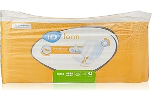 ONTEX iD Expert Form Super Protections incontinence jetables, Slips jetables d'absorption rapide, Protection anti-fuite avec témoin d'humidité, Effet coton confortable, Contrôle des odeurs, 2 900 ml, 21 protections