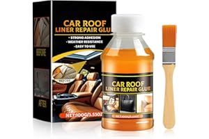 WEILAOK Colla per Cielo Auto, Colla per Tetto Auto, colla per Tappezzeria auto, collas per Tessuti autos, Adatto per Tessuto, Tetto, Legno, Gommapiuma, Pelle, 100g