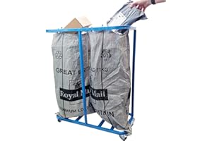GALAXY PRINT FINISHING Galaxy Double Post/Mail Bag Sack Sorting Postbag Holder Trolley