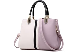 FANDARE Elegant Women Handbags Shoulder Bags Waterproof PU Leather Purse Crossbody Totes Top-handle Bag for Shopping Travel Work Business