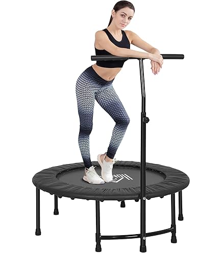 Exercise Trampoline For Adults Indoor ANCHEER Mini Trampoline