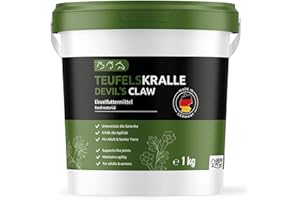 Greenpet Devil's Claw 1 Kg Devil's Claw Devil's Claw Root Powder – Supporting Agiler Joints and Mobility in dogs cats and horses