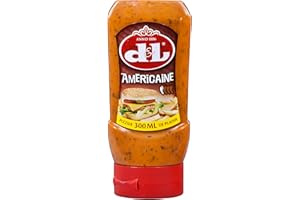 HYMOR D&L Americaine Sauce pour barbecue belge à base de tomates, épicée et légèrement piquante de Devos & Lemmens, burgers et frites, sauce viande et poisson, ailes de poulet 300 ml