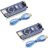 Nano-V3-mega328P Binghe Wired Development Board 2 Pieces Nano-V3-mega328P Development Board with CH340 Chip Type-C Interface