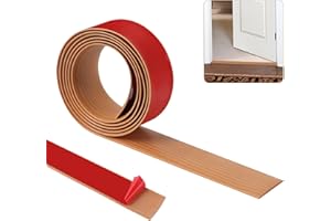 ZTVOWTO Threshold Strip,Carpet Door Trim Strips,Floor Transition Strips, Self Adhesive Floor Door Divider Strip, Flat Laminate Profile Flooring Edge Trim Strip (4cm, Yellow Oak Wood Grain)