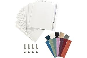 SEMFALBUUMS Album Photo Adhesif Vierge 28x27 CM Classeur Photo Livre Photo Personnalisable Scrapbook de Classe Mariage Livre D'or Enfant Bebe Carte Postale DIY, Pages de Rechange