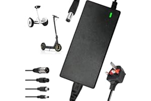 YANGUN Electric Scooter Charger, 42V 2A Hoverboard Charger for 36V Li-ion Battery Mobility Scooter Chargers, Electric BikeCharger with 4 Connections,Universal ScooterCharger for XIAOMI M365 Hoverboard
