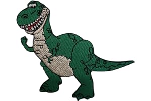 ELLU Disney Toy Story Rex Patch T Rex Dinosaur Embroidered Badge Iron On Sew On TRex