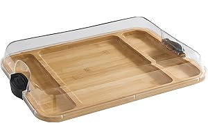 Farberware Build-a-Board Bamboo Rectangular Board, 30.5x40.5cm, Card Insert