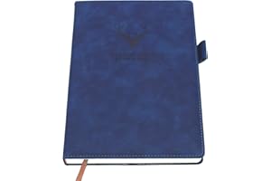 Earning Power B5 Ruled Notebook Journal - Hardcover Executive Notebooks with 360 Page 80Gsm Premium Thick Paper,9.8"×6.9",Perfect for Office Home School Business Writing & Note Taking (Blue)