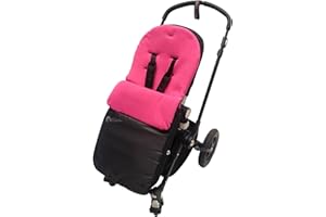 FOR YOUR LITTLE ONE Footmuff/Cosy Toes Compatible with Graco Pushchairs Dark Pink
