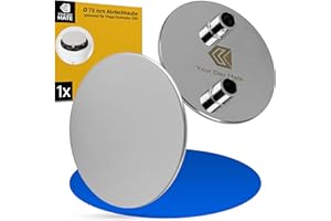 YOUR DAY MATE Shower Drain Cover, Diameter 75 mm, Compatible with Viega Domoplex Drain Set, Replaces Model 6930.0, Stainless Steel, for Shower Tray with Drainage Hole Diameter 52 mm, Shower Lid Shower Drain Cover