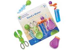 Learning Resources Kit d’Outils de motricité Fine dans l’Eau et Le Sable