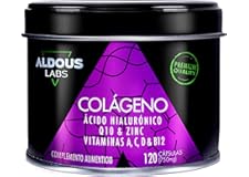 120 Cápsulas Colágeno con Ácido Hialurónico + Coenzima Q10 + Vitaminas A, C, D y B12 + Zinc | Energía y Articulaciones Fuerte