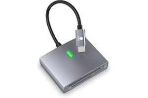 Czytnik kart SD/CF do USB C, Stouchi Thunderbolt 3/4 SD 3.0/CF/Micro SD adapter 3 w 1 USB C OTG SD 3.0 czytnik kart do 104 MB/s do 2021 MacBok Air/New Pad Air, nowy M1 MacBok Pro szary