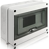 Royouzi Surface Distribution Box, IP65 Magnetothermal Boxes | 8 Modules Box Electrical Box, Installation Boxes, Electrical Co