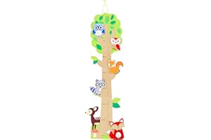 Ulysse Couleurs D'enfance- Toise en Bois, a partir de 0 mois, 22987, Blanc