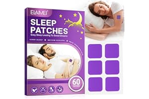 SBHEANGBA Sleep Patches,60 Pieces Deep Sleep Patches for Adults, Upgraded All Natural Deep Sleep Patches, Easy to Apply and Comfortable, Quick Acting Ingredients, Sleep Promoting Stickers for Men and Women