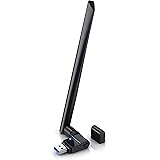 CSL - WLAN USB 3.2 Gen1 Stick 1300 MBit/s Dual Band - WiFi 2,4 + 5Ghz - 5 dBi Externe Antennen, Mini Adapter Stick - Wireless