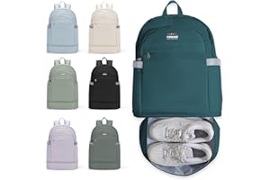 SZSYCN Zaino da palestra con scomparto per scarpe e tasca umida, zaino da viaggio portatile per donne, grande zaino pieghevole da viaggio impermeabile, zaino casual impermeabile, zaino sportivo