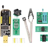 S018 SOP8 Test Clip Binghe USB BIOS Programmierer V1.8, CH341A Programmer + SOIC8 Clip + 1,8V Adapter + SOIC8 Adapter für EEP