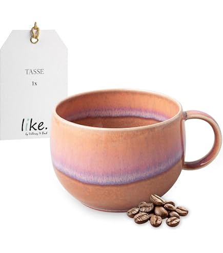 Tasse Céramique Grès PintoCer – Avec Poignée – Café, Thé, Chocolat – Lave-vaisselle & Micro-ondes OK