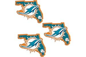 Siskiyou NFL Unisex Home State Aufkleber, 3 Stück