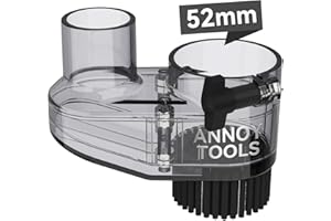 ANNOY TOOLS 52mm CNC ABS Dust Shoe for CNC Machines, Motor with 52mm Diameter, Fits Most 300W-500W Spindle Motors, Engraving Machine Accessories for CNC Engraving Milling Machines