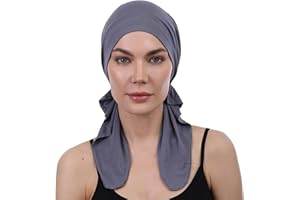 DERESINA HEADWEAR Deresina wiązana bandana na wypadanie włosów, chemiczne nakrycie głowy z bawełny i bambusa dla pacjentów chorych na raka
