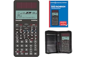 CALCOOM IQ Z8 Plus + 5 Jahre Garantie + Schutztasche + Fachbuch (NACHFOLGER des IQ-Z8)