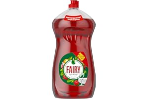 Fairy Clean and Fresh Washing Up Liquid Pomegranate and Grapefruit 1450ML, With Rich Formula For Sparkling Clean Dishes, Powerful Grease Cutting and Fantastic Fruity And Floral Scent
