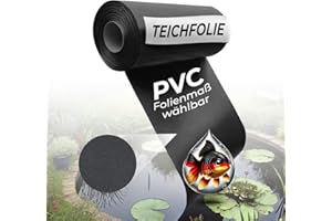 Black Forest Pond Shop Teichfolie 8 x 3 m, Stärke 0,5 mm für DIY Teich, Schwimmteich, Gartenteich, Badeteich auch Ideal für Ihr Hochbeet im Garten - Teichfolie 3 x 8 m