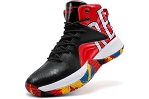 ASHION Kids Basketball Shoes Boys Basketball Shoe Girls Basketball Trainers Comfort Tennis Running Trainers