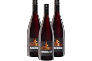 ‎WINZERKELLER HEX VOM DASENSTEIN Hex vom Dasenstein Glühwein alkoholfrei Rot - HEXENGLUT - alkoholfreier Glühwein, entalkoholisierte und harmonische Rotwein Cuvée - Badischer Wein, Anbaugebiet Ortenau (3 x 1,0 l)