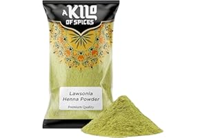 A Kilo of Spices | Lawsonia Inermis Red Henna Powder 1KG | Henna Hair Dye | Revitalise with Natural Red Hair Colour
