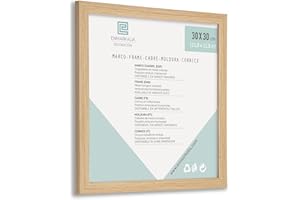 ENMARKALIA DECORACION Enmarkalia Marco 30X30 cm - color Madera (Moldura 30x15mm) X 1 Ud.