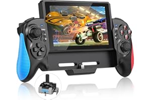 GAMMEEFY Switch Controller for Nintendo Switch/OLED, One-Piece Joypad Controller Replacement for Nintendo Switch Pro Controller, Switch Controllers Remote with Adjustable TURBO and Dual Motor Vibration